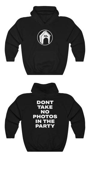 NO PHOTOS HOODIE BLACK